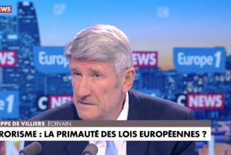 Philippe de Villiers : “La puissance publique avoue être l’impuissance publique”